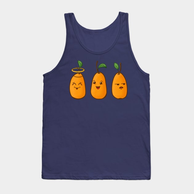 Three Cute Kumquats Tank Top by Ratatosk